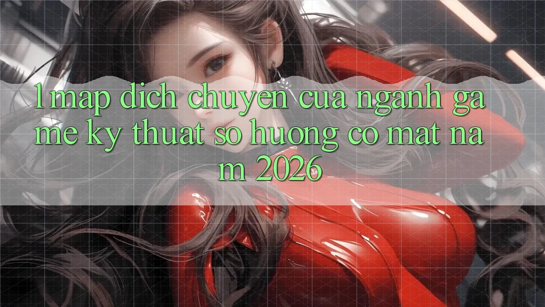 1. Map Dịch Chuyển Của Ngành Game Kỹ Thuật Số Hướng Có mặt Năm 2026