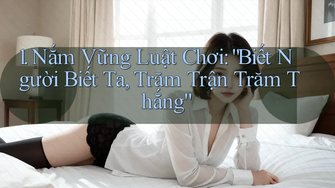 1. Nắm Vững Luật Chơi: “Biết Người Biết Ta, Trăm Trận Trăm Thắng”