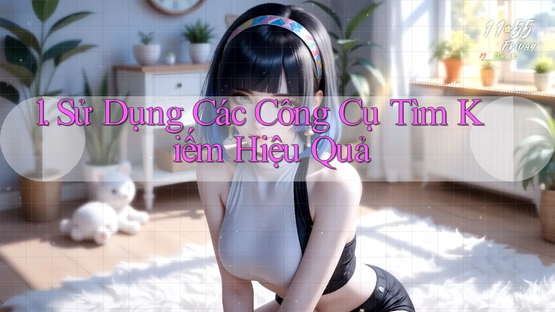 1. Sử Dụng Các Công Cụ Tìm Kiếm Hiệu Quả