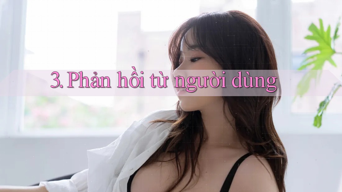 3. Phản hồi từ người dùng