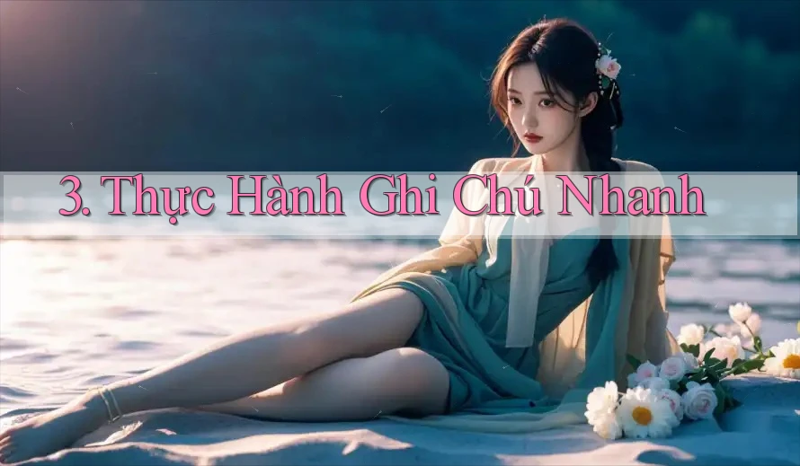 3. Thực Hành Ghi Chú Nhanh