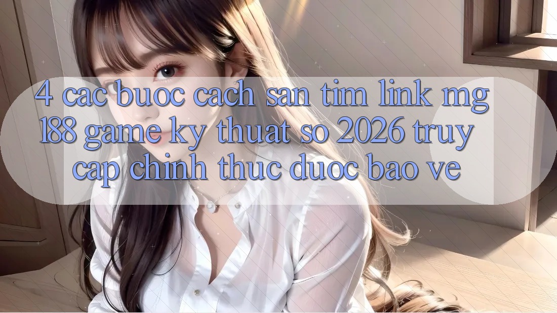 4. Các bước Cách Săn tìm Link mg188 - Game Kỹ Thuật Số 2026 - Truy Cập Chính Thức Được bảo vệ