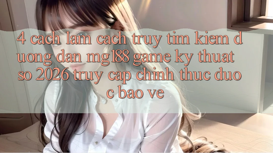 4. Cách làm Cách Truy tìm kiếm Đường dẫn mg188 - Game Kỹ Thuật Số 2026 - Truy Cập Chính Thức Được bảo vệ