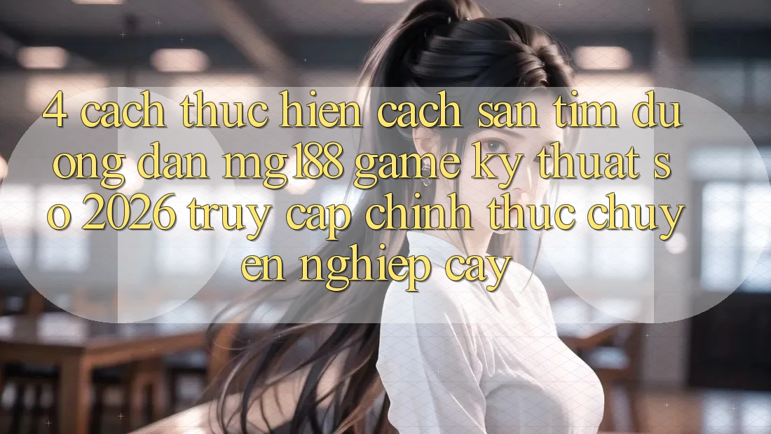4. Cách thực hiện Cách Săn tìm Đường dẫn mg188 - Game Kỹ Thuật Số 2026 - Truy Cập Chính Thức Chuyên nghiệp cậy 4. Cách thực hiện Cách Săn tìm Đường dẫn mg188 - Game Kỹ Thuật Số 2026 - Truy Cập Chính Thức Chuyên nghiệp cậy