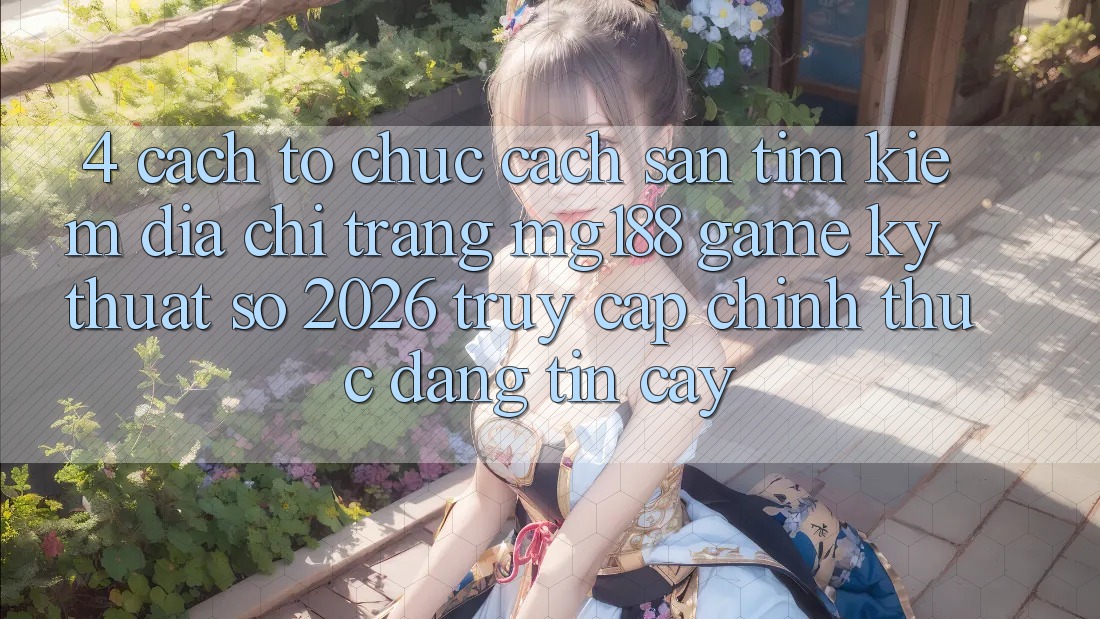 4. Cách tổ chức Cách Săn tìm kiếm Địa chỉ trang mg188 - Game Kỹ Thuật Số 2026 - Truy Cập Chính Thức Đáng tin cậy