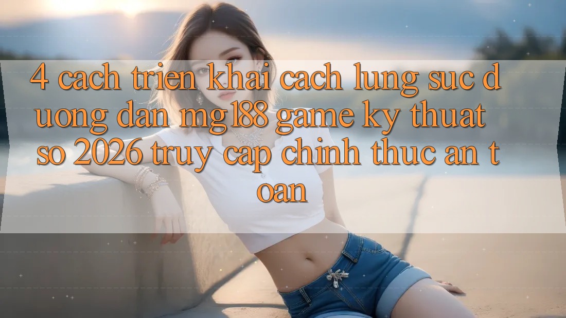 4. Cách triển khai Cách Lùng sục Đường dẫn mg188 - Game Kỹ Thuật Số 2026 - Truy Cập Chính Thức An Toàn