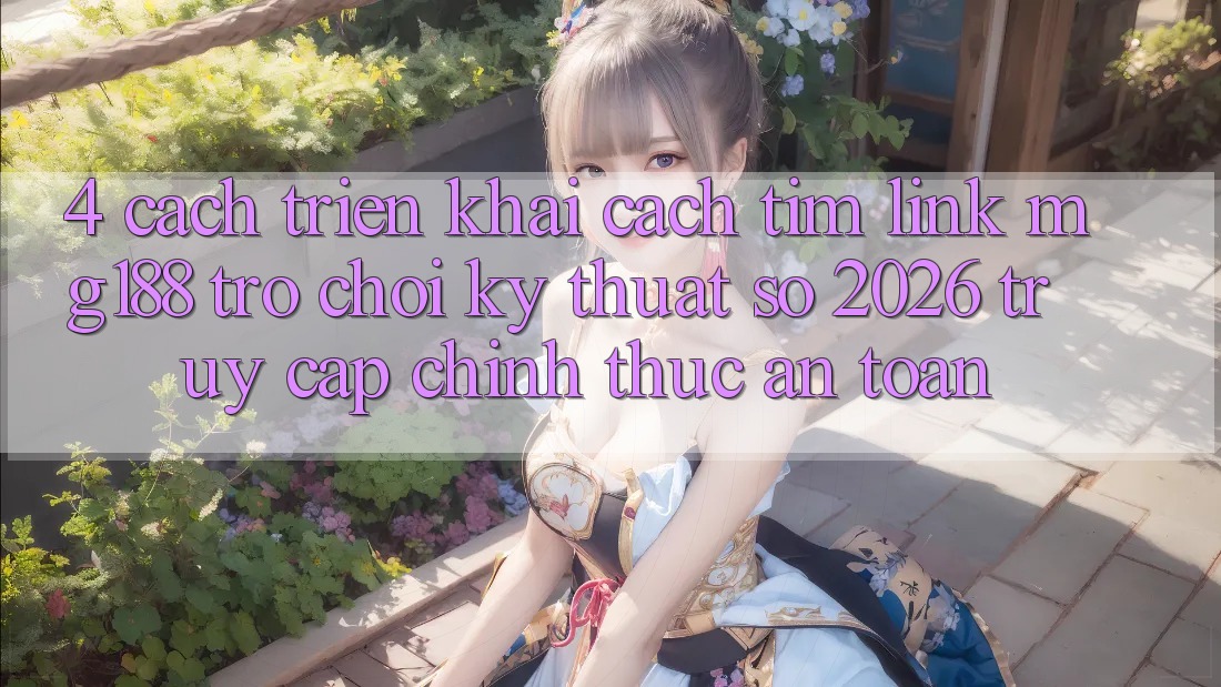 4. Cách triển khai Cách Tìm Link mg188 - Trò chơi Kỹ Thuật Số 2026 - Truy Cập Chính Thức An Toàn