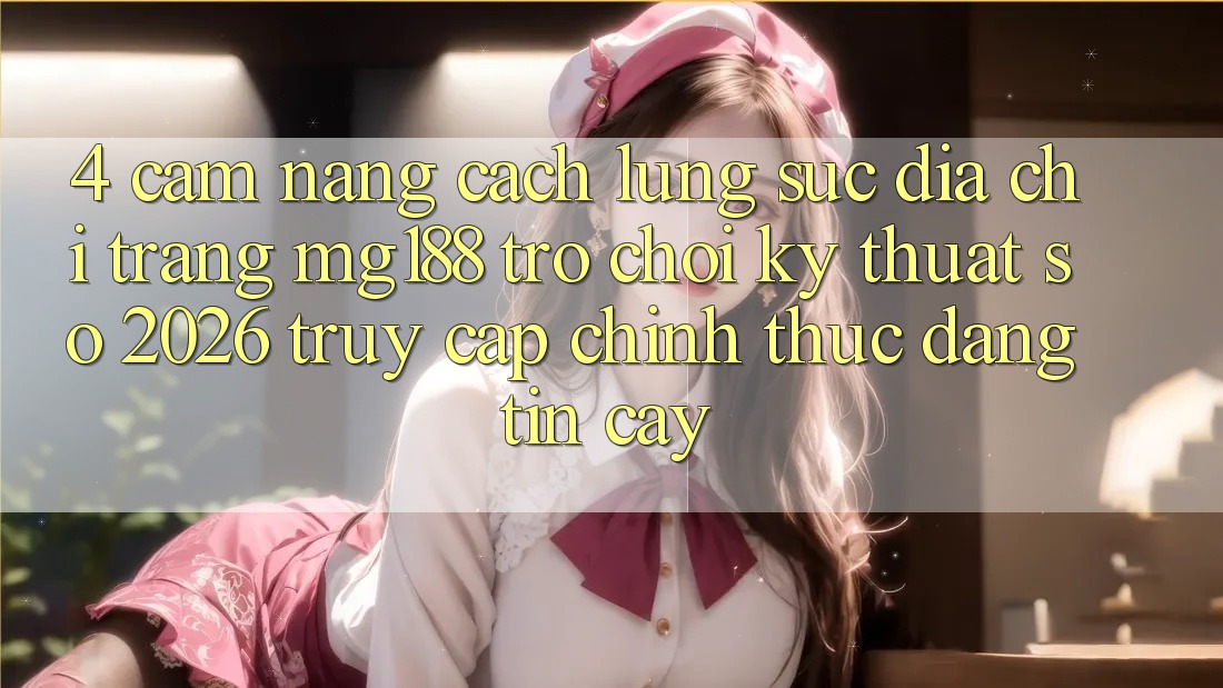 4. Cẩm nang Cách Lùng sục Địa chỉ trang mg188 - Trò chơi Kỹ Thuật Số 2026 - Truy Cập Chính Thức Đáng tin cậy