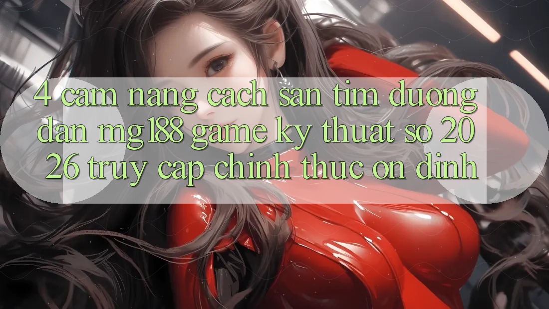 4. Cẩm nang Cách Săn tìm Đường dẫn mg188 - Game Kỹ Thuật Số 2026 - Truy Cập Chính Thức Ổn định