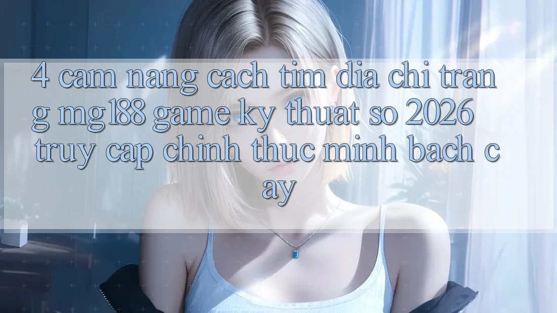 4. Cẩm nang Cách Tìm Địa chỉ trang mg188 - Game Kỹ Thuật Số 2026 - Truy Cập Chính Thức Minh bạch cậy