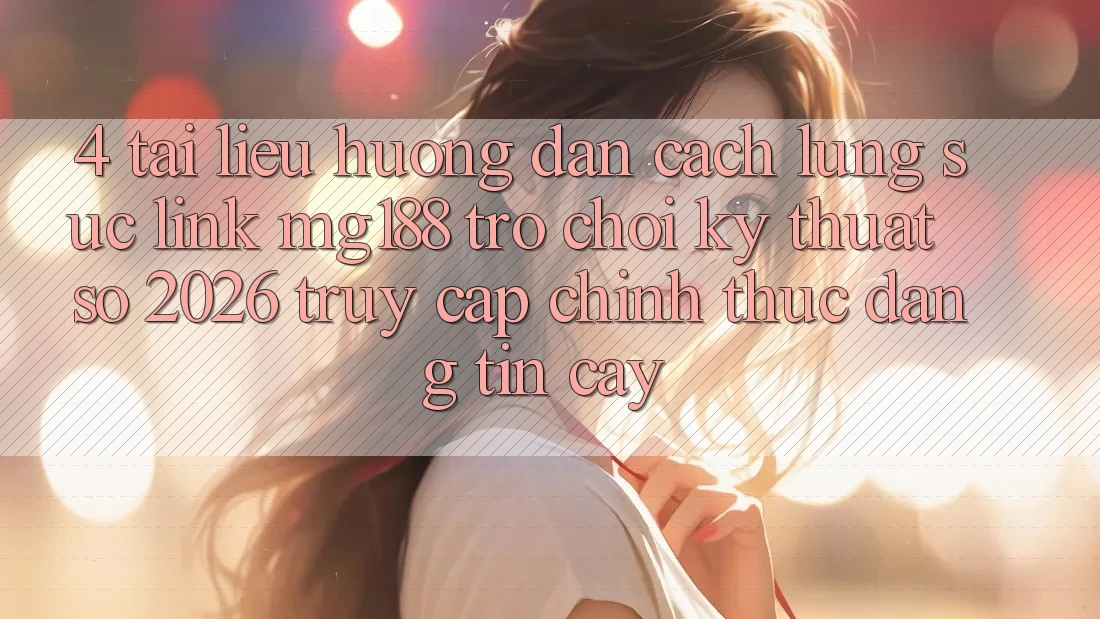 4. Tài liệu hướng dẫn Cách Lùng sục Link mg188 - Trò chơi Kỹ Thuật Số 2026 - Truy Cập Chính Thức Đáng tin cậy