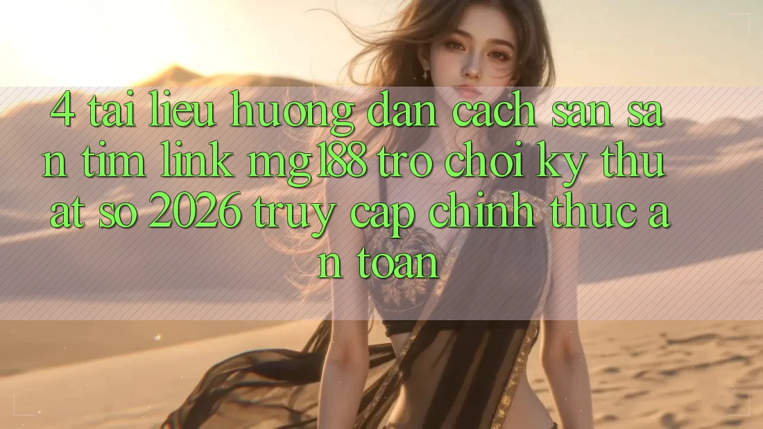 4. Tài liệu hướng dẫn Cách Săn săn tìm Link mg188 - Trò chơi Kỹ Thuật Số 2026 - Truy Cập Chính Thức An Toàn 4. Tài liệu hướng dẫn Cách Săn săn tìm Link mg188 - Trò chơi Kỹ Thuật Số 2026 - Truy Cập Chính Thức An Toàn