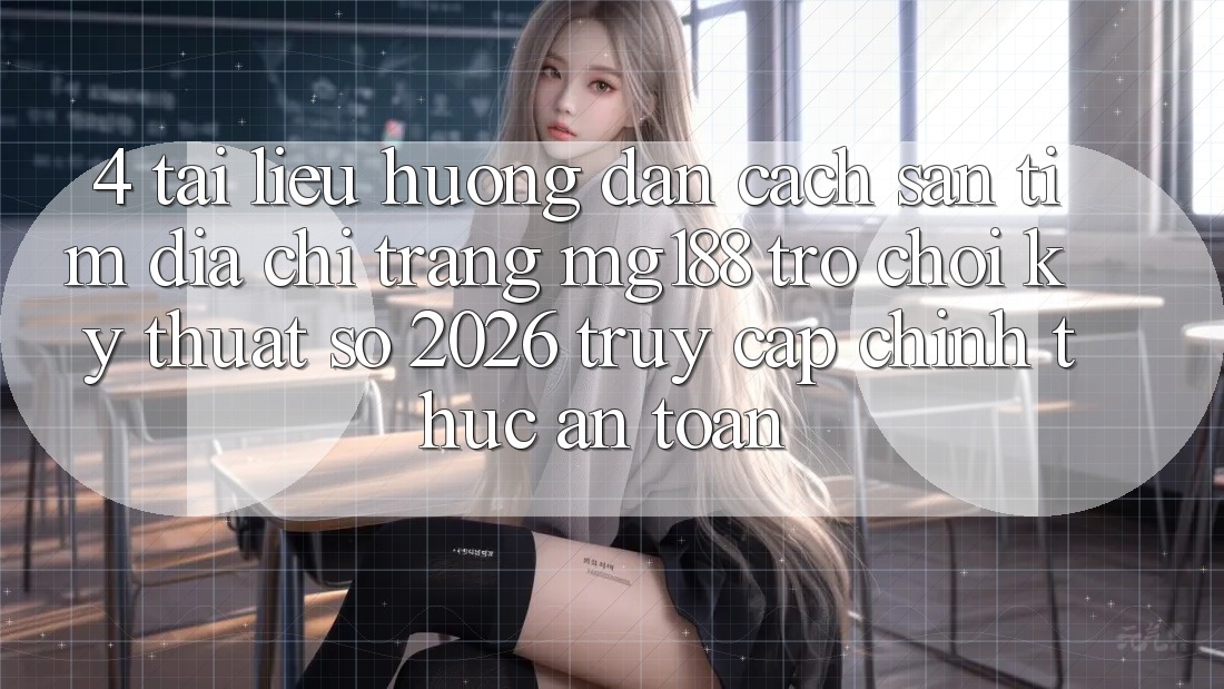4. Tài liệu hướng dẫn Cách Săn tìm Địa chỉ trang mg188 - Trò chơi Kỹ Thuật Số 2026 - Truy Cập Chính Thức An Toàn