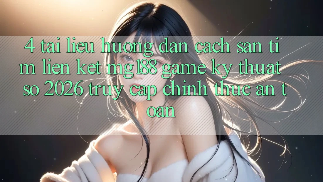 4. Tài liệu hướng dẫn Cách Săn tìm Liên kết mg188 - Game Kỹ Thuật Số 2026 - Truy Cập Chính Thức An Toàn
