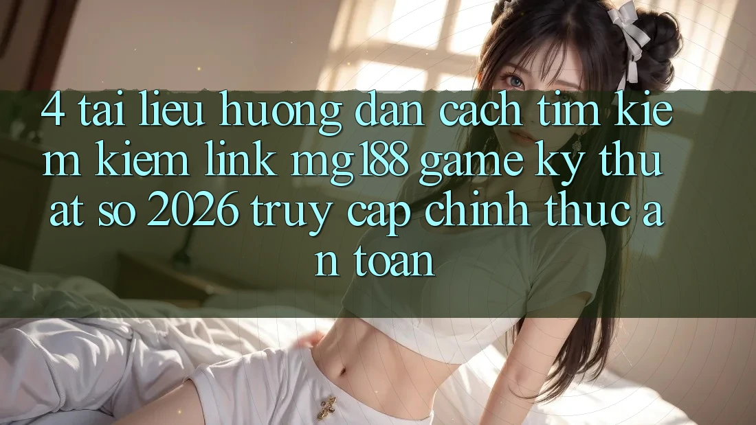 4. Tài liệu hướng dẫn Cách Tìm kiếm kiếm Link mg188 - Game Kỹ Thuật Số 2026 - Truy Cập Chính Thức An Toàn