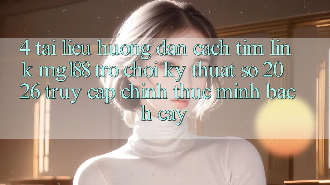 4. Tài liệu hướng dẫn Cách Tìm Link mg188 - Trò chơi Kỹ Thuật Số 2026 - Truy Cập Chính Thức Minh bạch cậy