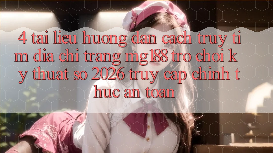 4. Tài liệu hướng dẫn Cách Truy tìm Địa chỉ trang mg188 - Trò chơi Kỹ Thuật Số 2026 - Truy Cập Chính Thức An Toàn 4. Tài liệu hướng dẫn Cách Truy tìm Địa chỉ trang mg188 - Trò chơi Kỹ Thuật Số 2026 - Truy Cập Chính Thức An Toàn