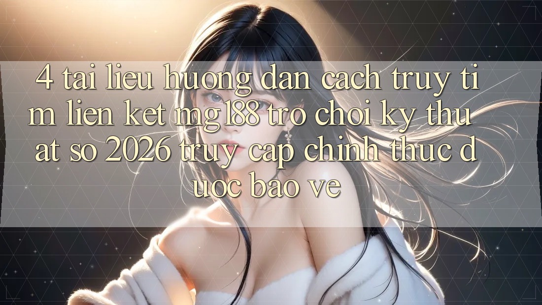 4. Tài liệu hướng dẫn Cách Truy tìm Liên kết mg188 - Trò chơi Kỹ Thuật Số 2026 - Truy Cập Chính Thức Được bảo vệ
