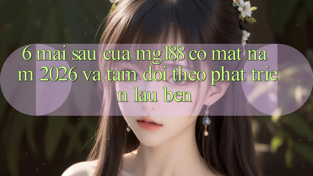 6. Mai sau Của mg188 Có mặt Năm 2026 Và Tầm Dõi theo Phát Triển Lâu bền 6. Mai sau Của mg188 Có mặt Năm 2026 Và Tầm Dõi theo Phát Triển Lâu bền