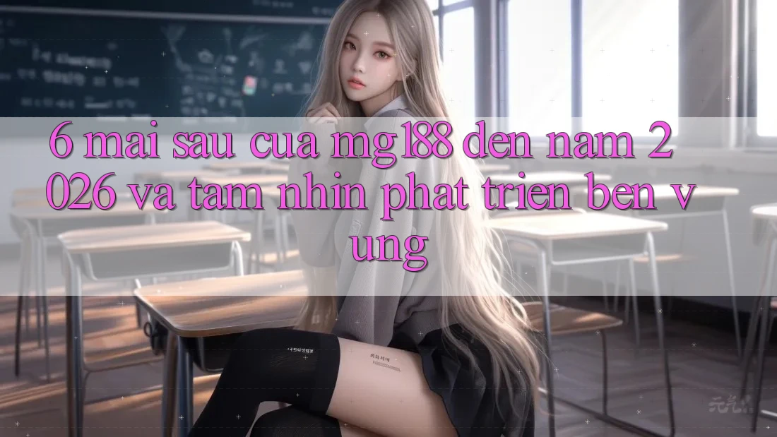 6. Mai sau Của mg188 Đến Năm 2026 Và Tầm Nhìn Phát Triển Bền vững