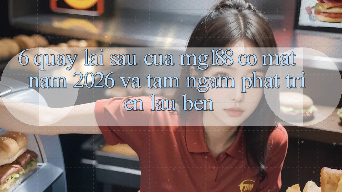 6. Quay lại sau Của mg188 Có mặt Năm 2026 Và Tầm Ngắm Phát Triển Lâu bền 6. Quay lại sau Của mg188 Có mặt Năm 2026 Và Tầm Ngắm Phát Triển Lâu bền