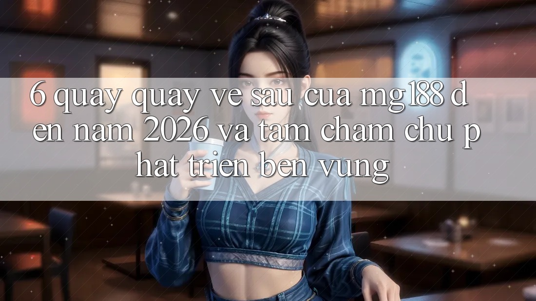6. Quay quay về sau Của mg188 Đến Năm 2026 Và Tầm Chăm chú Phát Triển Bền Vững