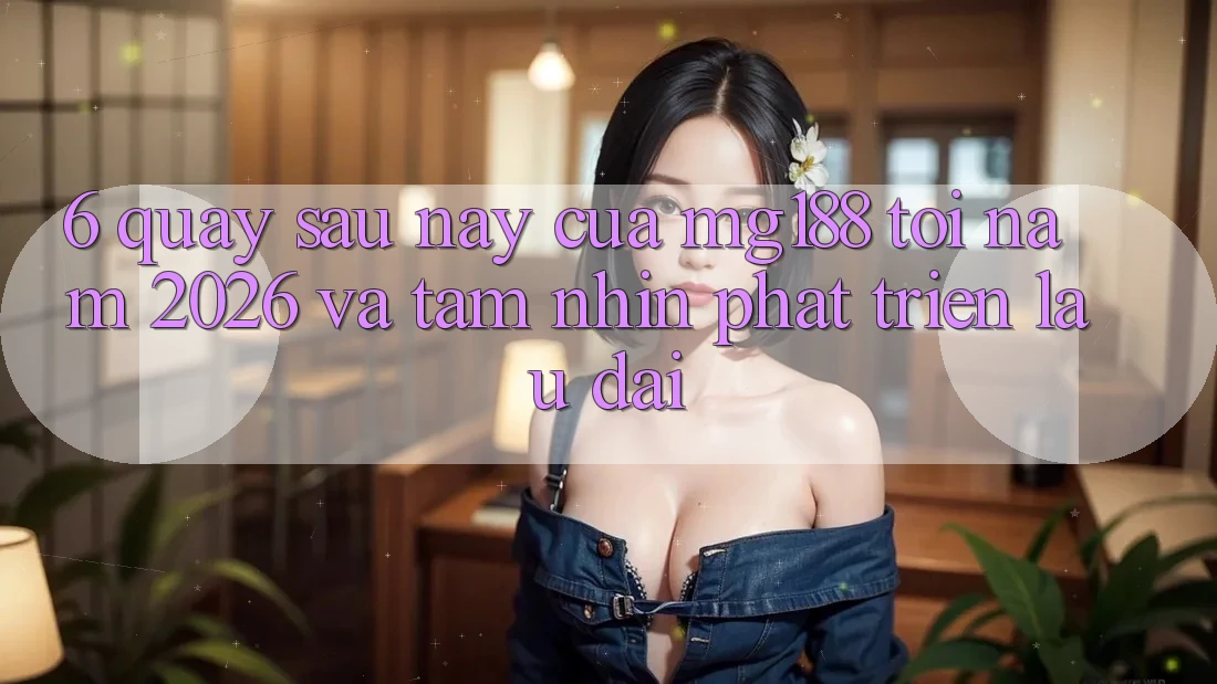 6. Quay sau này Của mg188 Tới Năm 2026 Và Tầm Nhìn Phát Triển Lâu dài 6. Quay sau này Của mg188 Tới Năm 2026 Và Tầm Nhìn Phát Triển Lâu dài