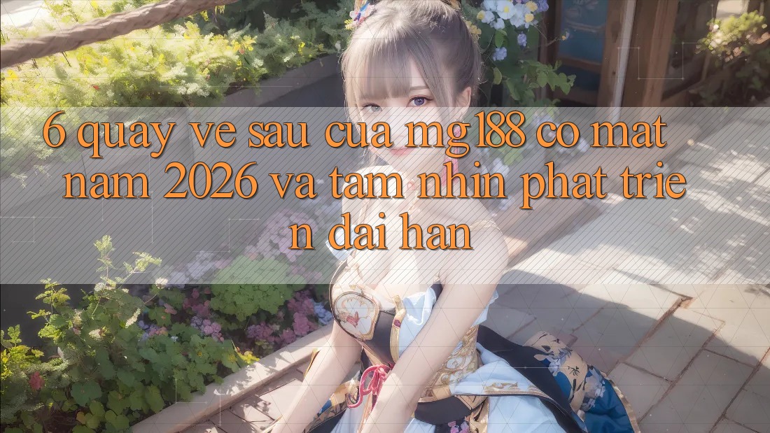 6. Quay về sau Của mg188 Có mặt Năm 2026 Và Tầm Nhìn Phát Triển Dài hạn