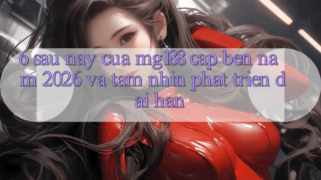 6. Sau này Của mg188 Cập bến Năm 2026 Và Tầm Nhìn Phát Triển Dài hạn