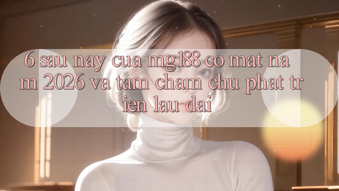 6. Sau này Của mg188 Có mặt Năm 2026 Và Tầm Chăm chú Phát Triển Lâu dài