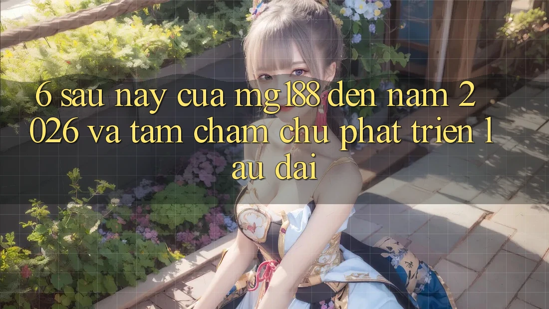 6. Sau này Của mg188 Đến Năm 2026 Và Tầm Chăm chú Phát Triển Lâu dài
