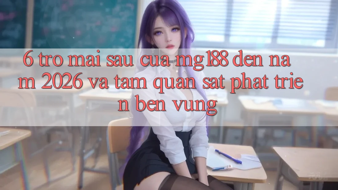 6. Trở mai sau Của mg188 Đến Năm 2026 Và Tầm Quan sát Phát Triển Bền Vững 6. Trở mai sau Của mg188 Đến Năm 2026 Và Tầm Quan sát Phát Triển Bền Vững