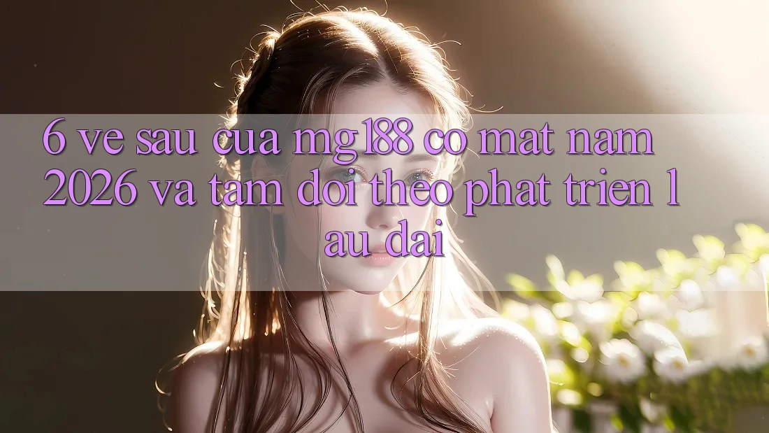 6. Về sau Của mg188 Có mặt Năm 2026 Và Tầm Dõi theo Phát Triển Lâu dài