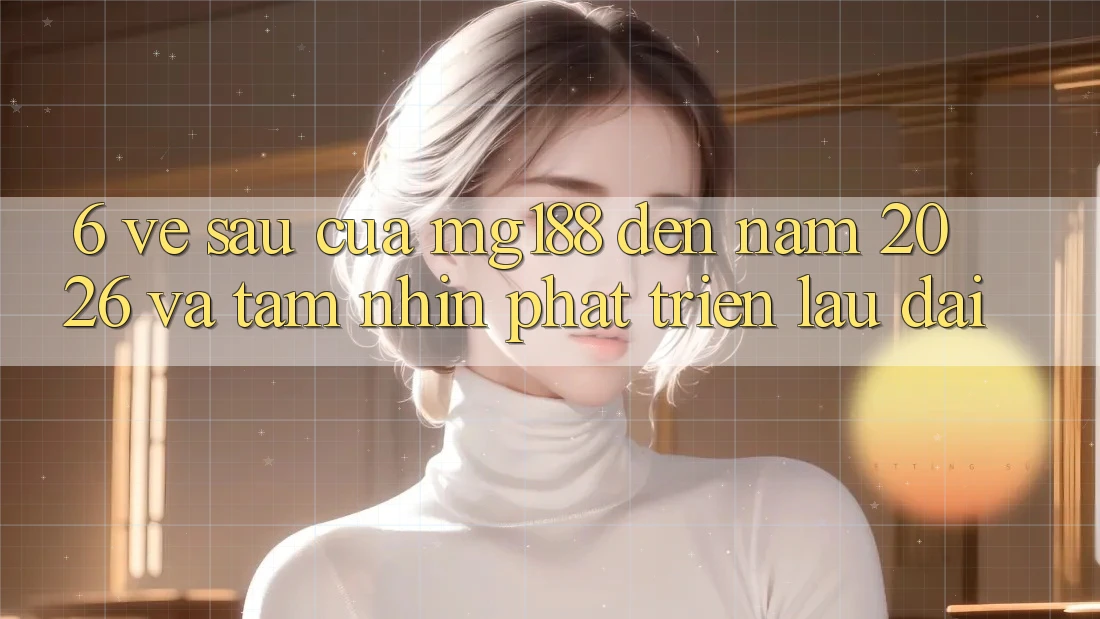 6. Về sau Của mg188 Đến Năm 2026 Và Tầm Nhìn Phát Triển Lâu dài