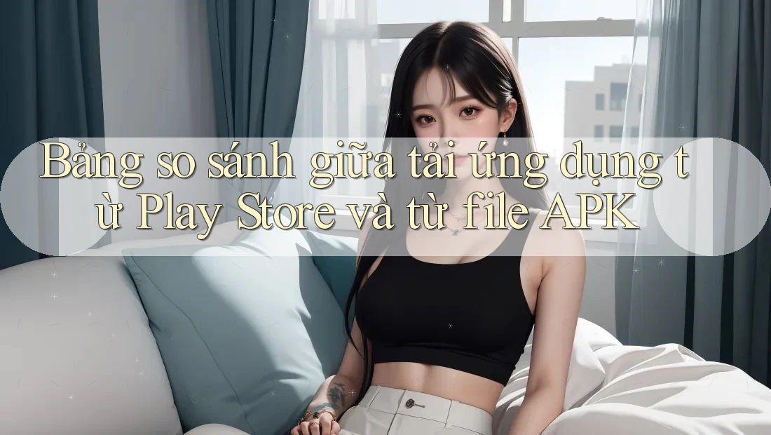 Bảng so sánh giữa tải ứng dụng từ Play Store và từ file APK