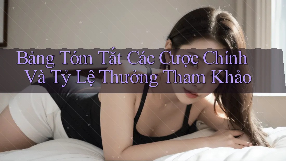 Bảng Tóm Tắt Các Cược Chính Và Tỷ Lệ Thưởng Tham Khảo