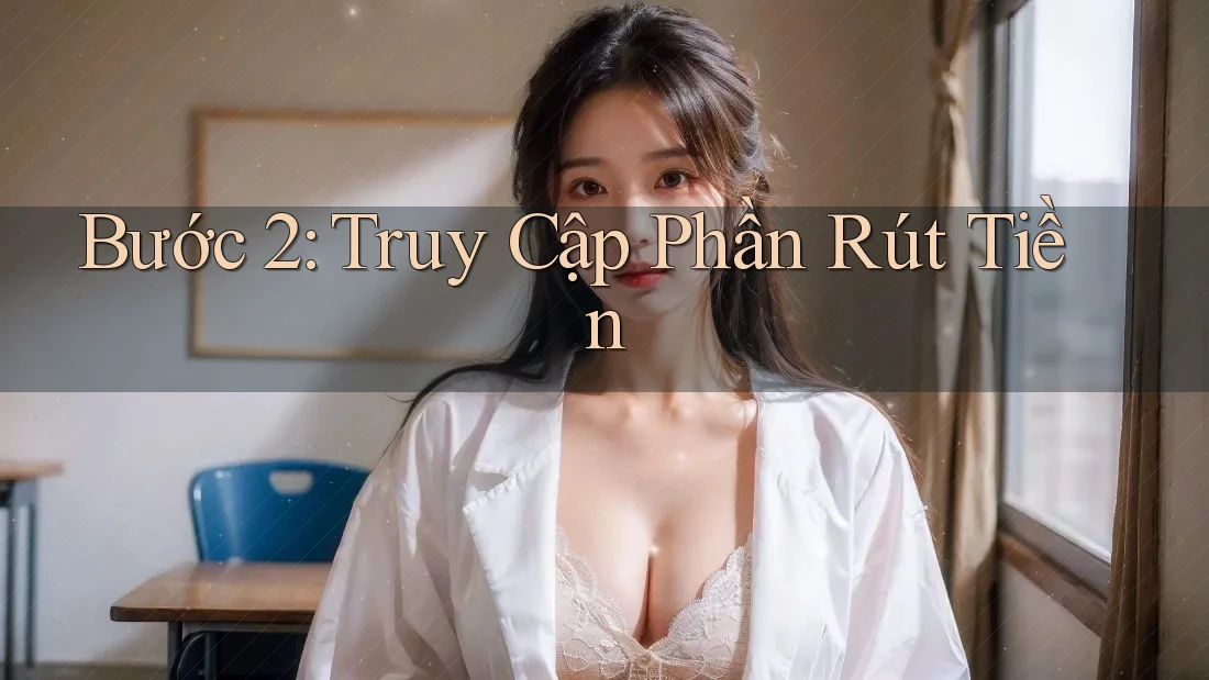 Bước 2: Truy Cập phần Rút Tiền