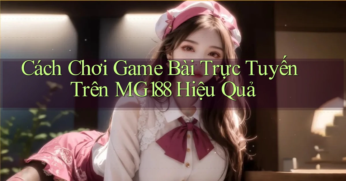 cách chơi game bài trực tuyến trên mg188 hiệu quả