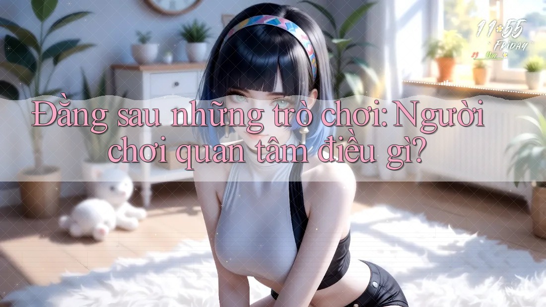 Đằng sau những trò chơi: Người chơi quan tâm điều gì?