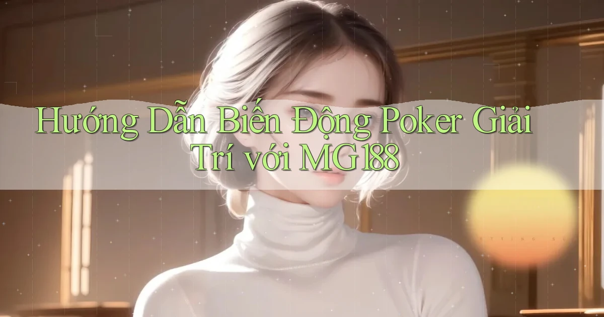 hướng dẫn biến động poker giải trí với mg188