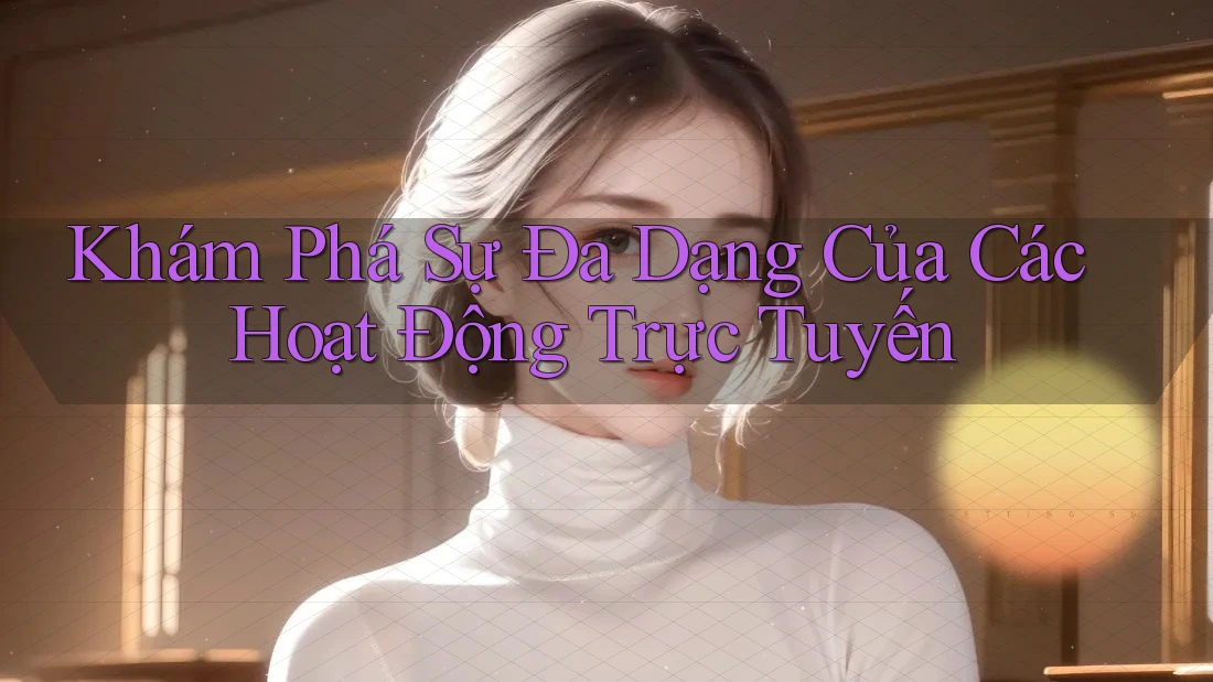 Khám Phá Sự Đa Dạng Của Các Hoạt Động Trực Tuyến