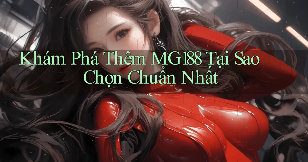 khám phá thêm mg188 tại sao chọn chuẩn nhất