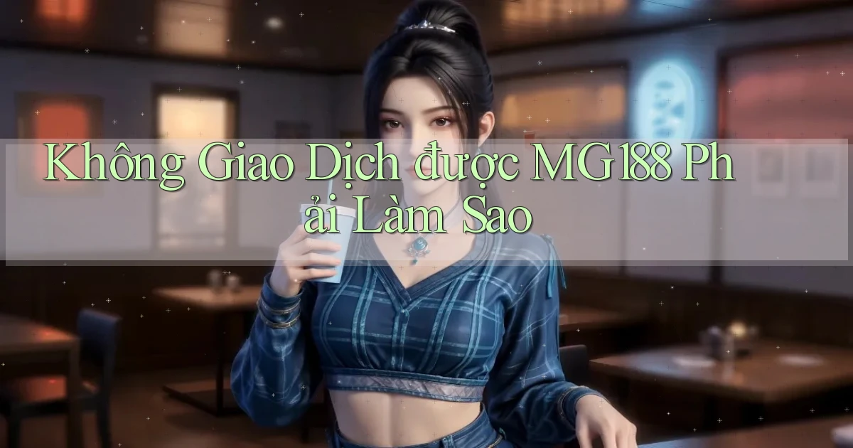 không giao dịch được mg188 phải làm sao
