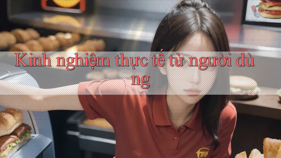 Kinh nghiệm thực tế từ người dùng Kinh nghiệm thực tế từ người dùng