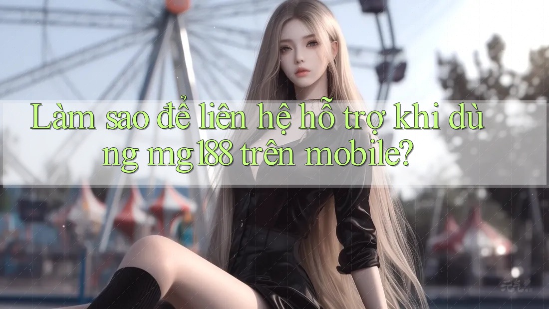 Làm sao để liên hệ hỗ trợ khi dùng mg188 trên mobile?
