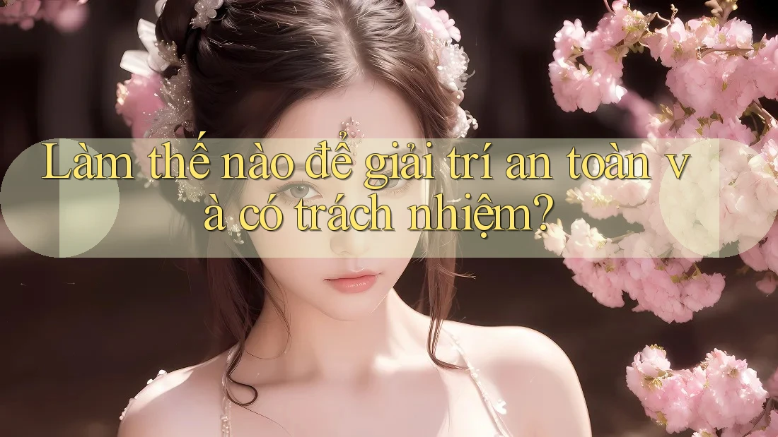 Làm thế nào để giải trí an toàn và có trách nhiệm?