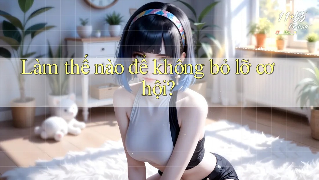 Làm thế nào để không bỏ lỡ cơ hội?