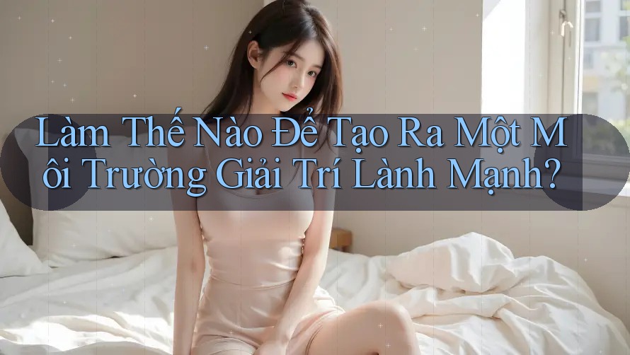 Làm Thế Nào Để Tạo Ra Một Môi Trường Giải Trí Lành Mạnh? Làm Thế Nào Để Tạo Ra Một Môi Trường Giải Trí Lành Mạnh?