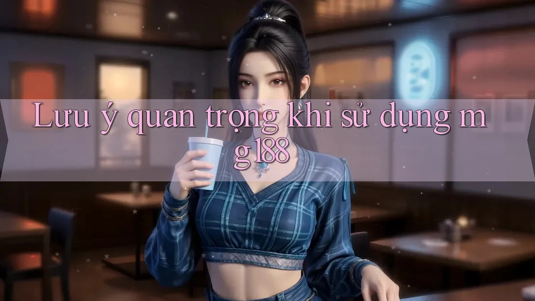 Lưu ý quan trọng khi sử dụng MG188 Lưu ý quan trọng khi sử dụng MG188