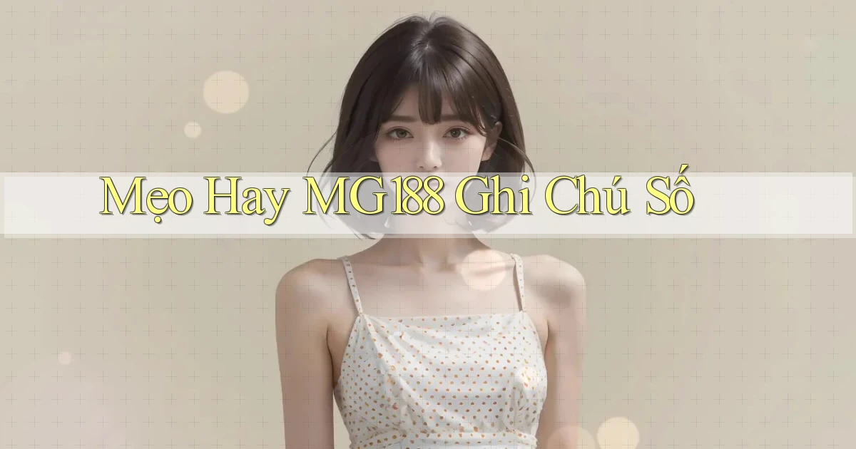 mẹo hay mg188 ghi chú số